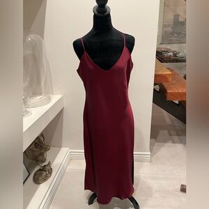 Gianni Bini Wine Red High Low Dress